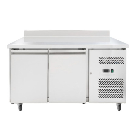 Tavolo Refrigerato 2 Porte GN1/1 - Profondità 700 con Alzatina - Dynasteel