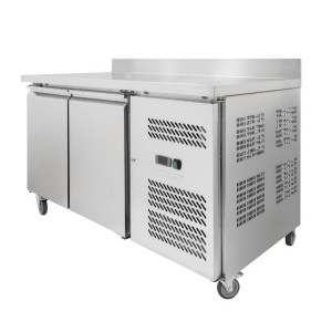 Tavolo Refrigerato 2 Porte GN1/1 - Profondità 700 con Alzatina - Dynasteel