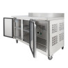 Tavolo Refrigerato 2 Porte GN1/1 - Profondità 700 con Alzatina - Dynasteel