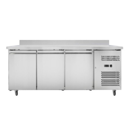 Tavolo Refrigerato 3 Porte GN1/1 - Profondità 700 con Alzatina - Dynasteel