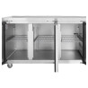 Tavolo Refrigerato 3 Porte GN1/1 - Profondità 700 con Alzatina - Dynasteel