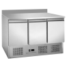 Tavolo Refrigerato Positivo GN 1/1 Con Alzatina - 3 Porte - Dynasteel