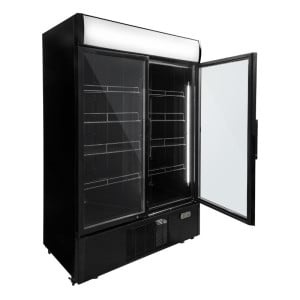 Vetrina Refrigerata per Bevande - 2 Porte - 1000 L - Dynasteel