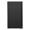Retrobar Refrigerato 328 L 3 Porte in Vetro Nero
