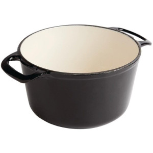 Vogue Cast Iron Casserole Set and Roasting Dish: Professional Quality, Gourmet Cooking