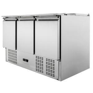 Saladette Compacte 3 Portes Dynasteel - Praticité et performance pour une expérience culinaire optimale