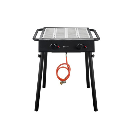 Barbecue a Gas Grill - Nero HENDI | Prestazioni ottimali, grigliate memorabili