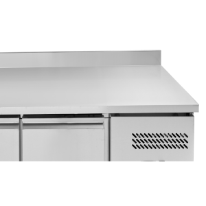 Tavolo Refrigerato Positivo con Alzatina - 4 Cassetti - Dynasteel