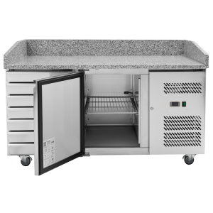 Mobile per Pizza 600x400 - 1 Porta e 7 Cassetti - Dynasteel
