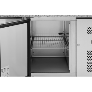 Mobile per Pizza 600x400 - 1 Porta e 7 Cassetti - Dynasteel