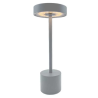 Lampada da Tavolo Touch Alluminio - Roby Grigio Chiaro - Lumisky