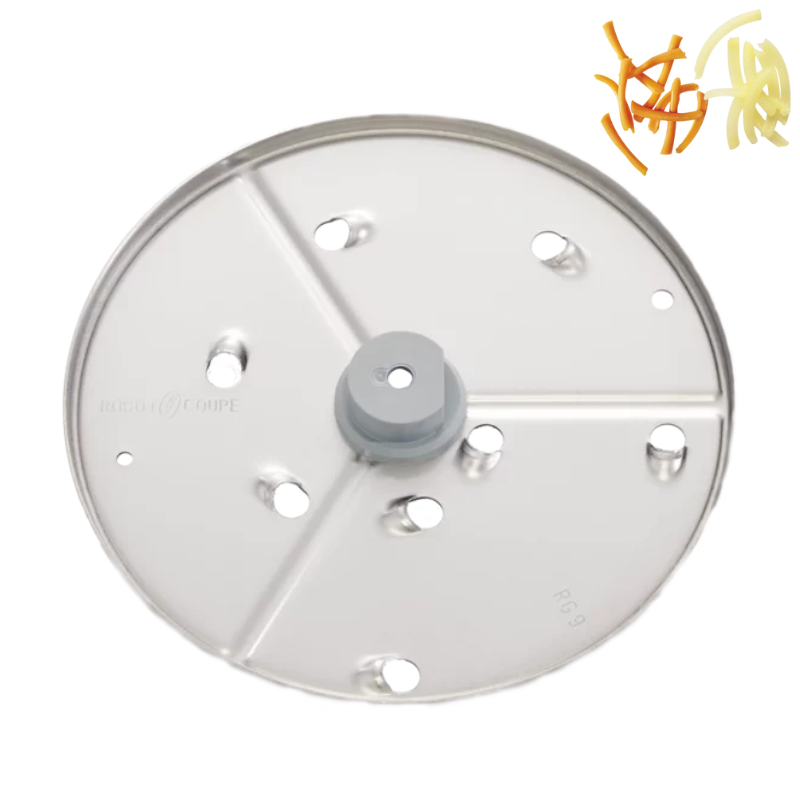 Disco Grattugia Taglia Fetta - 9 mm per R101XL / R201XL / R211XL / R301 / R301 Ultra / R 401 / CL20 / R402 / R402 VV / CL 40 Disco Grattugia Taglia Fetta - 9 mm per R101XL / R201XL / R211XL / R301 / R301 Ultra / R 401 / CL20 / R402 / R402 VV / CL 40