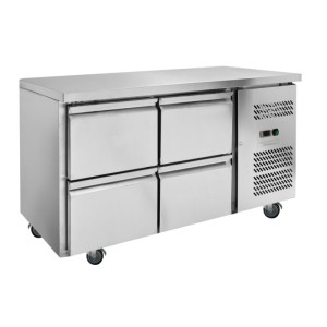 Tavolo Refrigerato Positivo - 4 Cassetti Dynasteel: Alta qualità professionale