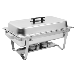 Chafing Dish 9 L - GN 1/1 Eco Dynasteel: mantieni i tuoi piatti caldi