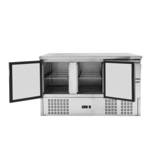 Tavolo Refrigerato Positivo - 2 porte e 2 Cassetti GN 1/2 - Dynasteel