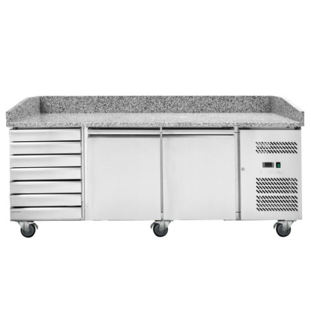 Mobile per Pizza - 2 Porte e 7 Cassetti - Dynasteel
