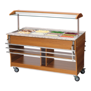 Bartscher Hot Buffet Trolley - GN 1/1 Hygiene and Mobility