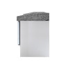 Mobile per Pizza Refrigerato Compatto - 3 Porte in Vetro - Dynasteel
