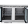 Mobile per Pizza Refrigerato Compatto - 3 Porte in Vetro - Dynasteel