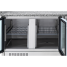 Mobile per Pizza Refrigerato Compatto 600x400 - 3 Porte in Vetro - Dynasteel