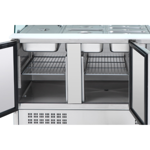 Saladette Refrigerata 4 GN 1/1 - 3 Porte - Dynasteel