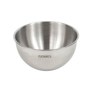 Cul de Poule Fondo Rotondo - Inox 24 cm Gobel: Utensile Pro di Qualità