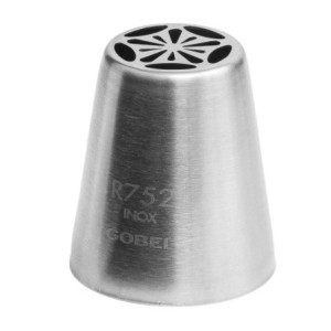 Bocchetta Russa Fiore Inox 25mm Gobel - Decorazioni Pasticceria
