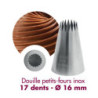 Bocchetta per Dolci Inox 17 Denti ⌀16 mm Gobel - Accessorio Pasticceria