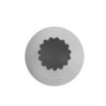 Bocchetta per piccoli pasticcini in acciaio inossidabile 15 denti Ø 14mm Gobel