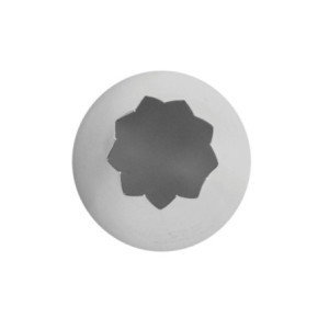 Bocchetta Rigata Inox 9 Denti Ø19mm Gobel - Qualità Professionale