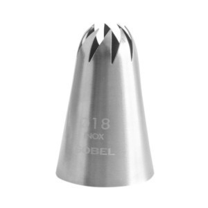 Douille Rosa Inox 10 Denti ⌀21mm Gobel cucina pasticceria