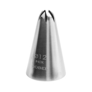Bocchetta rosa inox professionale - Ø 12 mm Gobel