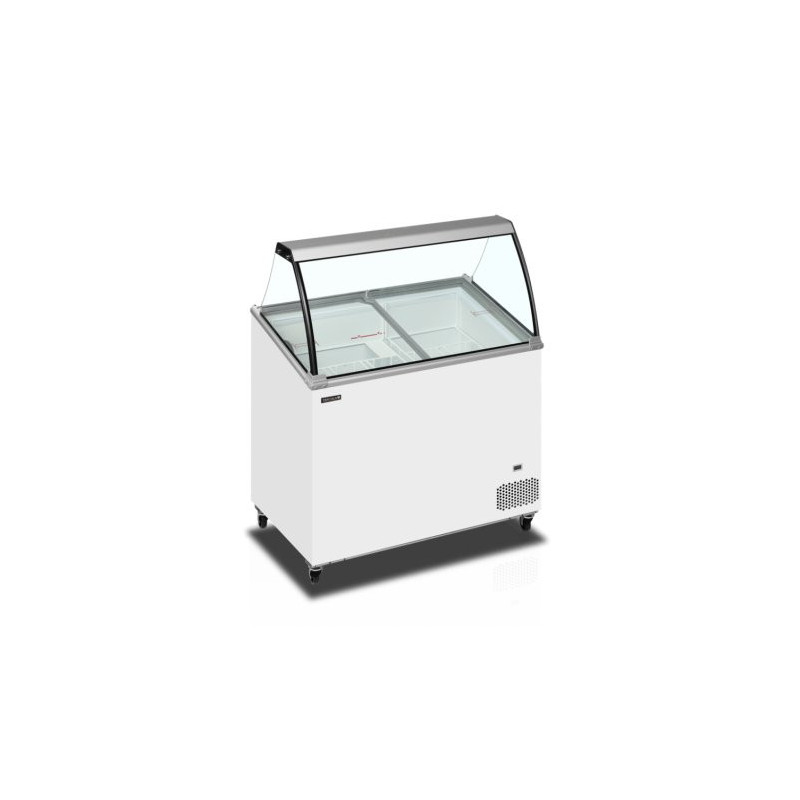 Vetrina per Gelato TEFCOLD - 264 L: Congelatore Decorativo per Gelati