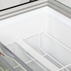 TEFCOLD Ice Cream Display - 264 L: Decorative Freezer for Ice Cream