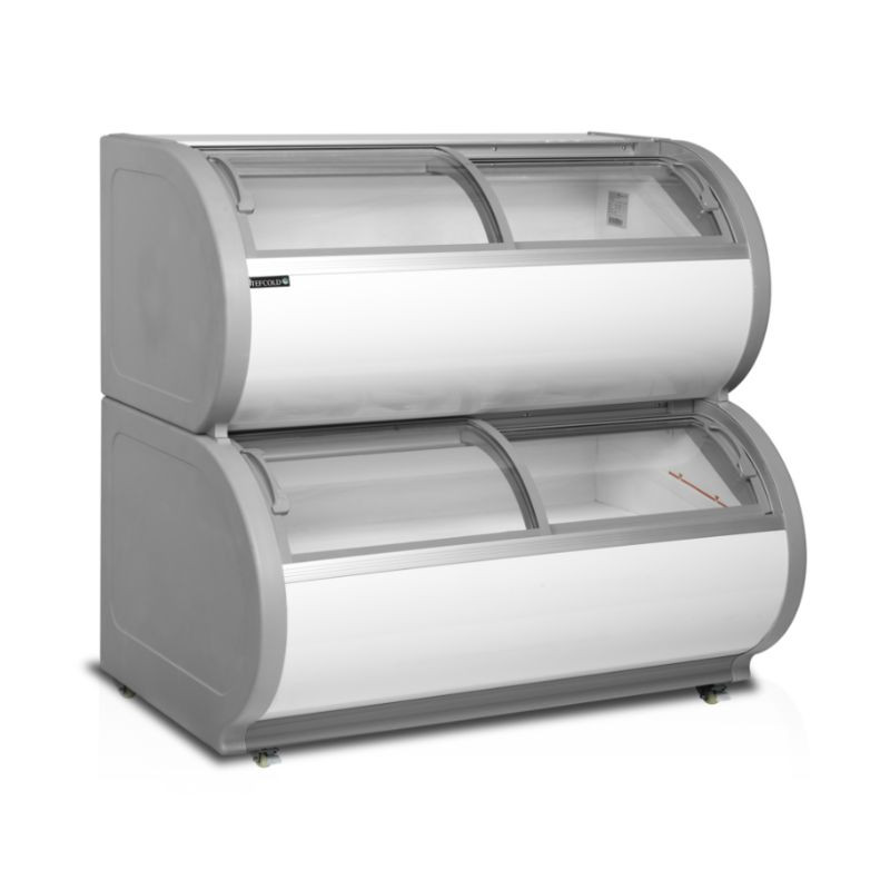 Vetrina Refrigerata Negativa 2 Livelli TEFCOLD - 408 L: Ottimale & Performante