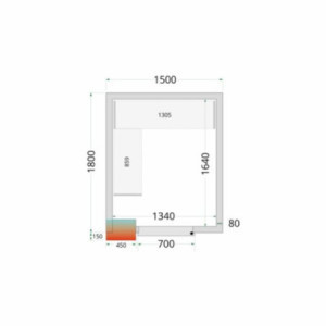 TEFCOLD Cold Room Panel 1500x1800x2200 mm: High-Performance Insulation