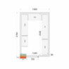 TEFCOLD Cold Room Panel - Polyurethane Insulation