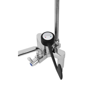Doccetta Lavastoviglie con Miscelatore Monoforo con Leva - Dynasteel