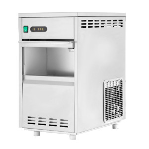 Macchina per Ghiaccio Tritato 30 Kg - Dynasteel: Prestazioni potenti e design in acciaio inox