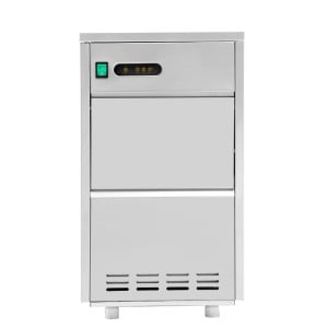 Macchina per Ghiaccio Tritato 30 Kg - Dynasteel: Prestazioni potenti e design in acciaio inox