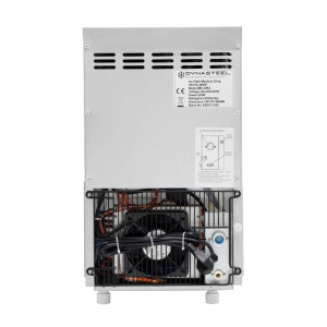 Macchina per Ghiaccio Tritato 30 Kg - Dynasteel: Prestazioni potenti e design in acciaio inox