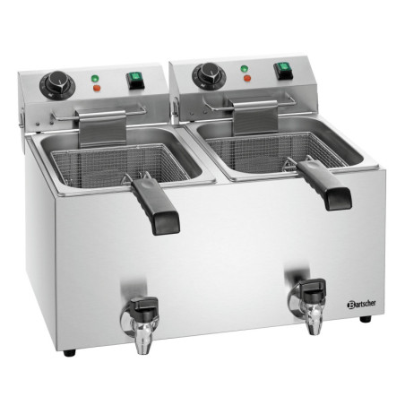 Friteuse SNACK IV Plus Bartscher | Double cuve, 190°C optimal