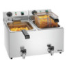 Friggitrice SNACK IV Plus Bartscher | Doppia vasca, 190°C ottimale