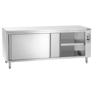 Armadio riscaldante inox professionale - dimensioni 2000mm