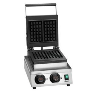 Gaufriera professionale MDI 1BW-AL Bartscher | Waffle di Bruxelles e potenza 1800W