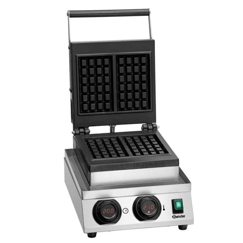 Piastra per waffle professionale MDI 1BW-AL Bartscher | Waffle di Bruxelles e potenza 1800W