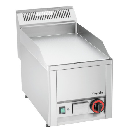 Piastra a gas GPL 320E-G Bartscher: Piastra liscia cromata e potenza 3000W