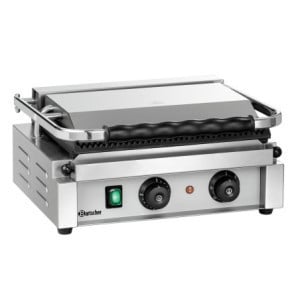 Grill a contatto Panini-T Bartscher: Griglia a contatto ad alte prestazioni per panini e sandwich