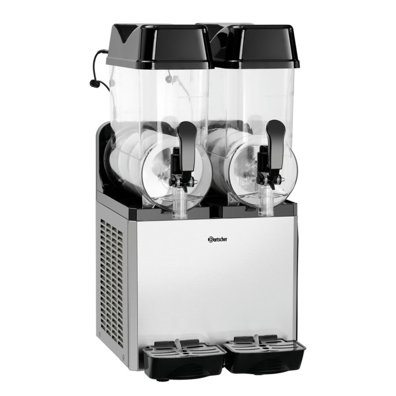 Macchina per granita professionale 2120 Bartscher - 2 serbatoi in acciaio inox