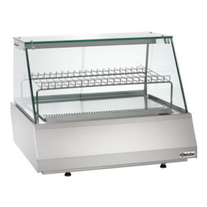 Vetrina refrigerata 2/1 GN in vetro piano Bartscher | Cucina professionale